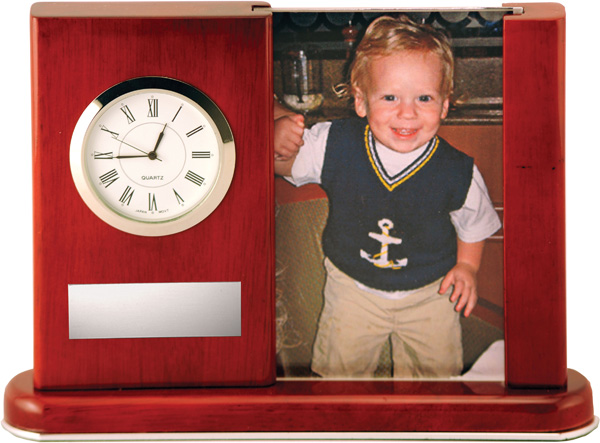 Southampton Rosewood Clock & Photo
