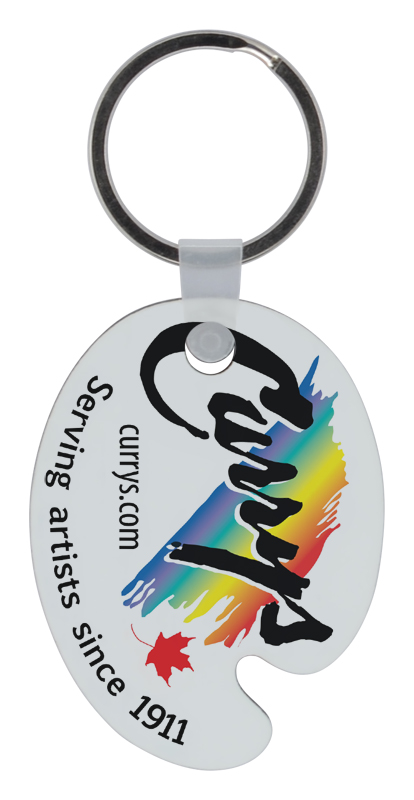 Sublimated MDF Palette Key Chain